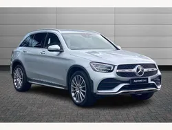 Silver Used 2022 Mercedes GLC220 AMG Line Premium SUV | £29,995 (Expensive)