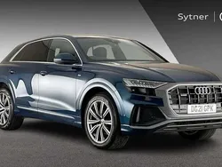 Blue Used 2021 Audi Q8 S-Line SUV | £37,500 (Good price)