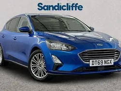 Blue Used 2020 Ford Focus Titanium X Hatchback | £11,196 (Fair price)