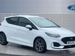 White Used 2022 Ford Fiesta ST-Line Hatchback | £13,800 (Fair price)