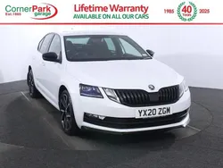 White Used 2020 Skoda Octavia SportLine Hatchback | £11,999 (Fair price)