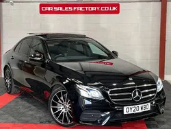 Black Used 2020 Mercedes E220 AMG line Sedan | £29,495 (Expensive)