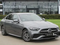 Black Used 2024 Mercedes C220 AMG Line Premium Sedan | £39,541 (Expensive)