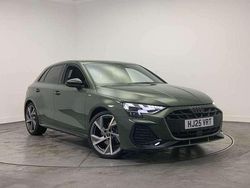 Green Used 2025 Audi A3 Black Edition Hatchback | £29,900 (Expensive)