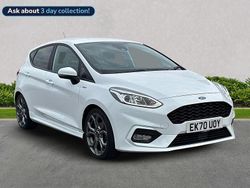 White Used 2020 Ford Fiesta ST-Line Hatchback | £11,799 (Fair price)