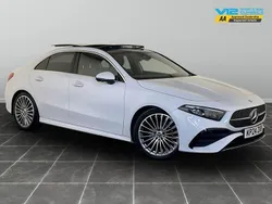 White Used 2024 Mercedes A200 AMG line Sedan | £26,995 (A bit pricey)