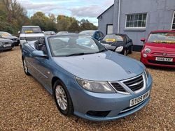 Ice blue metallic Used 2009 Saab 9-3 Cabriolet Linear Cabriolet | £3,695 (Fair price)