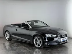 Black Used 2018 Audi A5 Cabriolet S-Line Cabriolet | £16,150 (Fair price)