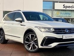 White Used 2022 VW Tiguan R-line SUV | £30,495 (A bit pricey)