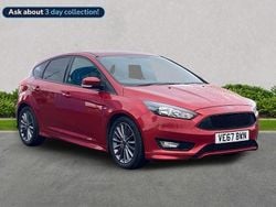 Red Used 2017 Ford Focus ST-Line Hatchback | £7,223 (Good price)
