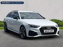 White Used 2020 Audi A4 Black Edition Estate | £20,371 (Fair price)