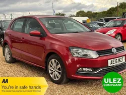 Red Used 2016 VW Polo SE Hatchback | £5,695 (Good price)