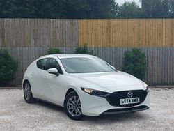 White Used 2024 Mazda 3 Center-Line Hatchback | £19,498 (Fair price)