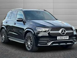 Obsidian black Used 2022 Mercedes GLE400 AMG line Estate | £46,750 (Fair price)