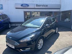 Black Used 2017 Ford Focus Titanium Hatchback | £8,495 (Fair price)