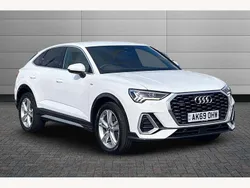 Ibis white Used 2020 Audi Q3 S-Line SUV | £26,395 (Fair price)