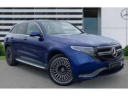 Blue Used 2021 Mercedes EQC400 AMG Line Premium Plus SUV | £30,128 (Expensive)