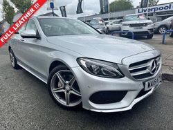 Silver Used 2015 Mercedes C200 AMG line Sedan | £13,477 (Fair price)