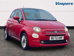 Red Used 2022 Fiat 500 Dolcevita Hatchback | £9,990 (Fair price)