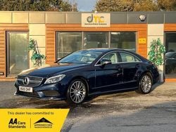 Blue Used 2018 Mercedes CLS220 AMG line Coupe | £13,999 (Fair price)