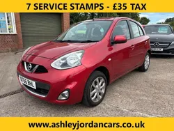 Red Used 2016 Nissan Micra Acenta Hatchback | £5,499 (A bit pricey)