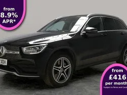 Black Used 2022 Mercedes GLC220 AMG line Estate | £28,021 (Fair price)