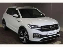White Used 2019 VW T-Cross R-line SUV | £16,895 (Fair price)