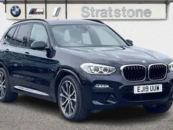 Carbon black Used 2019 BMW X3 M Sport SUV | £26,999 (Good price)