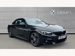Black sapphire metallic paint Used 2020 BMW 430 Cabriolet M Sport Cabriolet | £23,295 (Fair price)