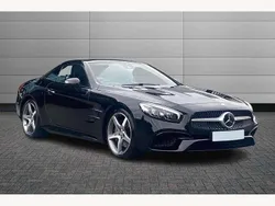 Black Used 2017 Mercedes SL400 AMG line Cabriolet | £31,050 (Fair price)