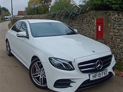 White Used 2019 Mercedes E220 AMG line Sedan | £16,995 (Super price)