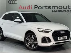 White Used 2021 Audi Q5 Competition SUV | £31,490 (Fair price)