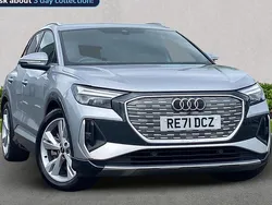 Silver Used 2021 Audi Q4 e-tron S-Line SUV | £25,140 (Fair price)