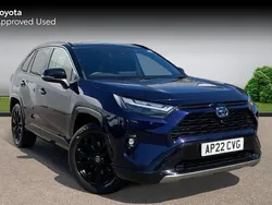 Blue Used 2022 Toyota RAV4 Hybrid SUV | £26,594 (Fair price)