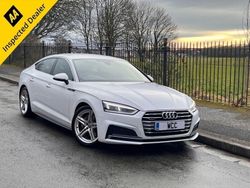 White Used 2018 Audi A5 Sportback S-Line Hatchback | £14,495 (Good price)