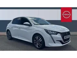 White Used 2021 Peugeot 208 Allure Premium Hatchback | £10,836 (Fair price)