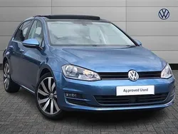 Blue Used 2017 VW Golf VII GT Hatchback | £13,590 (Fair price)
