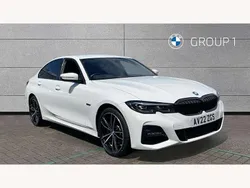 White Used 2022 BMW 330e M Sport Sedan | £26,569 (Fair price)