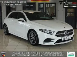 White Used 2021 Mercedes A200 AMG line Hatchback | £14,770 (Fair price)