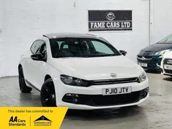 White Used 2010 VW Scirocco GT Coupe | £3,500 (A bit pricey)