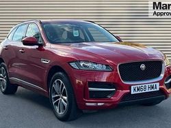 Red Used 2018 Jaguar F-Pace R-Sport SUV | £21,695 (Fair price)
