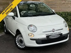White Used 2013 Fiat 500 Lounge Hatchback | £4,285 (Fair price)