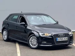 Black Used 2016 Audi A3 Sportback Hatchback | £8,795