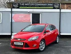 Red Used 2014 Ford Focus Titanium Hatchback | £4,490 (Fair price)