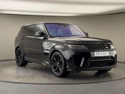 Santorini black Used 2021 Land Rover Range Rover Sport SVR SUV | £52,000 (Fair price)