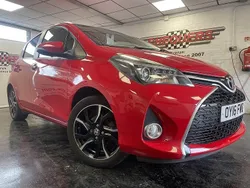 Red Used 2016 Toyota Yaris Design Hatchback | £8,800 (Fair price)