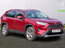 Red Used 2020 Toyota RAV4 Hybrid Design SUV | £21,999 (Fair price)
