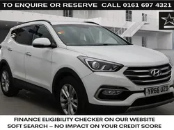 White Used 2016 Hyundai Santa Fe Premium SUV | £11,440 (Good price)