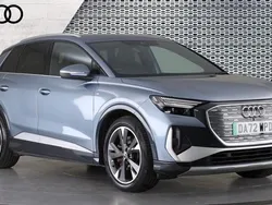 Blue Used 2022 Audi Q4 e-tron S-Line SUV | £26,732 (Fair price)