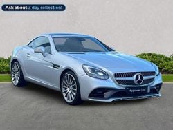 Silver Used 2016 Mercedes SLC200 AMG line Cabriolet | £14,700 (Fair price)